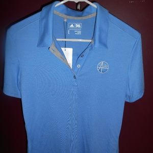 Adidas Golf Alro Steel/Plastics Logo Womens Polo